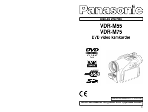 Használati útmutató Panasonic VDR-M75 Videokamera