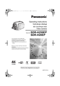 Manual Panasonic SDR-H20EP Camcorder