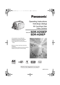 Manual Panasonic SDR-H250EP Camcorder