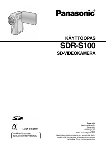 Käyttöohje Panasonic SDR-S100E Kameranauhuri