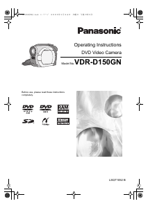 Handleiding Panasonic VDR-D150GN Camcorder