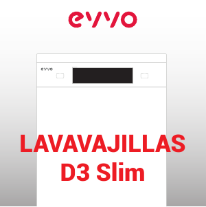 Manual de uso EVVO D3 Slim Lavavajillas