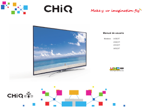 Manual de uso EVVO CHIQ 43UHD Televisor de LED