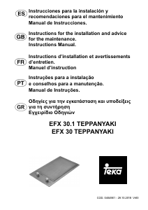 Εγχειρίδιο Teka EFX 30.1 TEPPANYAKI Εστία κουζίνας