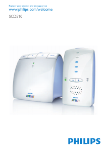 Brugsanvisning Philips SCD510 Babyalarm