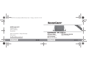 Handleiding SilverCrest SPB 3.000 A1 Mobiele oplader