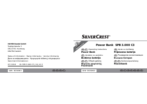 Manual SilverCrest SPB 3.000 C3 Portable Charger