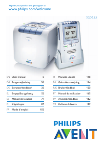 Manual Philips SCD535 Baby Monitor