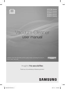 Manual Samsung SC07F70HR Vacuum Cleaner
