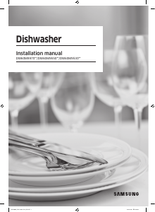 Manual Samsung DW60M9550UW Dishwasher