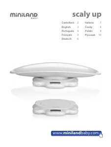 Bedienungsanleitung Miniland Scaly Up Waage