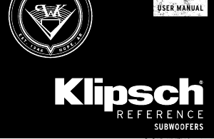Manual de uso Klipsch R-112SW Subwoofer