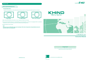 Handleiding Khind EI402 Strijkijzer