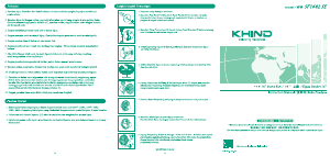 Manual Khind SF1682SE Fan