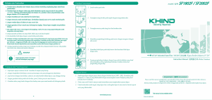 Handleiding Khind SF1802F Ventilator