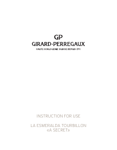 Handleiding Girard-Perregaux 99276-53-000-BA6E Bridges Horloge