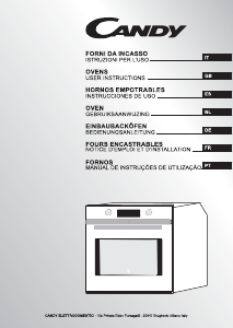 Manual de uso Candy FPP 6790 N Horno