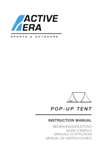 Handleiding Active Era Pop-Up Tent