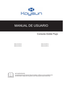 Manual de uso Kaysun KSD-52 DVR12 Aire acondicionado