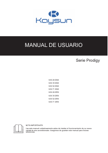 Manual de uso Kaysun KAY-26 DR8 Aire acondicionado