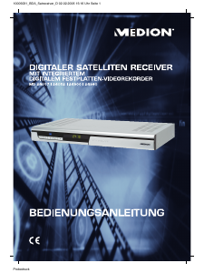 Bedienungsanleitung Medion MD 24980 Digital-receiver