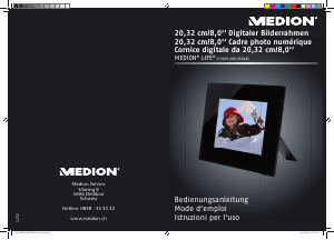 Bedienungsanleitung Medion LIFE E76003 (MD 85818) Digitaler bilderrahmen