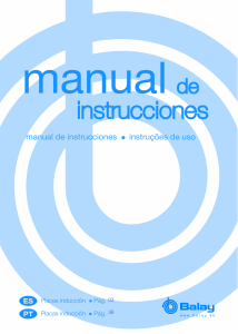 Manual de uso Balay 3EB990F Placa