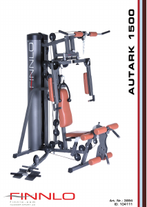 Manual Finnlo 3894 Autark 1500 Multi-gym