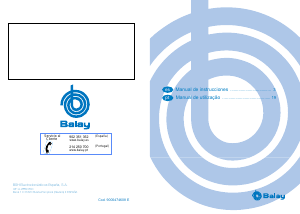 Manual de uso Balay 3ETX394NP Placa