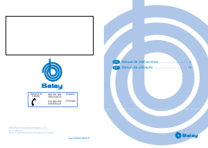 Manual de uso Balay 3ETX395BP Placa