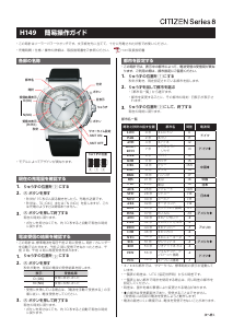 説明書 シチズン CB1020-54A Xc 時計