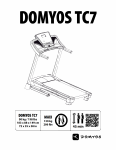 Mode d’emploi Domyos TC 7 Tapis de course