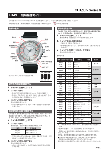 説明書 シチズン CB1110-61A Exceed 時計