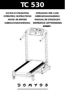 Mode d’emploi Domyos TC 530 Tapis de course