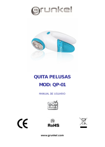 Manual de uso Grunkel QP-15 Quitapelusas