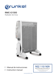 Manual Grunkel RMC-G1500 Heater