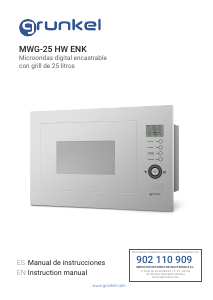 Manual Grunkel MWG-25 HW ENK Microwave