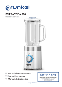 Manual de uso Grunkel BT-PRACTICA 500 Batidora