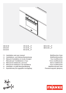 Mode d’emploi Franke CR 66 M BM-1 Four