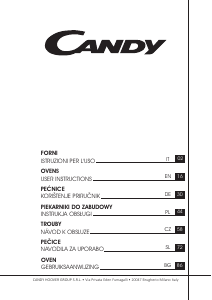 Наръчник Candy FCPK606XL/E Фурна