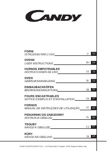 Mode d’emploi Candy FCP52X Four