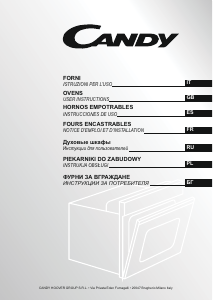 Manual de uso Candy FCL614/6X Horno