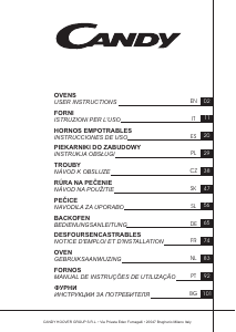 Manuale Candy FCPKS826XL/E Forno