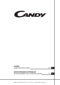 Mode d’emploi Candy FCP886XS Four