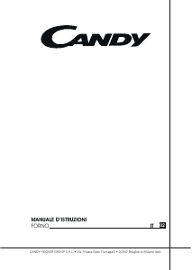 Manuál Candy CMFS4X/1 Trouba