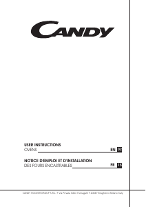 Handleiding Candy FCP686KX/E Oven