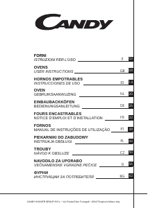Bedienungsanleitung Candy FCC604RA/E Backofen