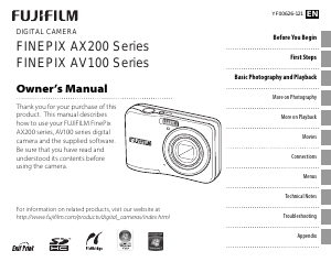 Handleiding Fujifilm FinePix AV100 Digitale camera