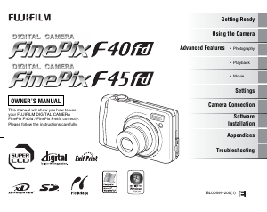 Manual Fujifilm FinePix F40fd Digital Camera