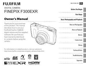 Manual Fujifilm FinePix F300EXR Digital Camera